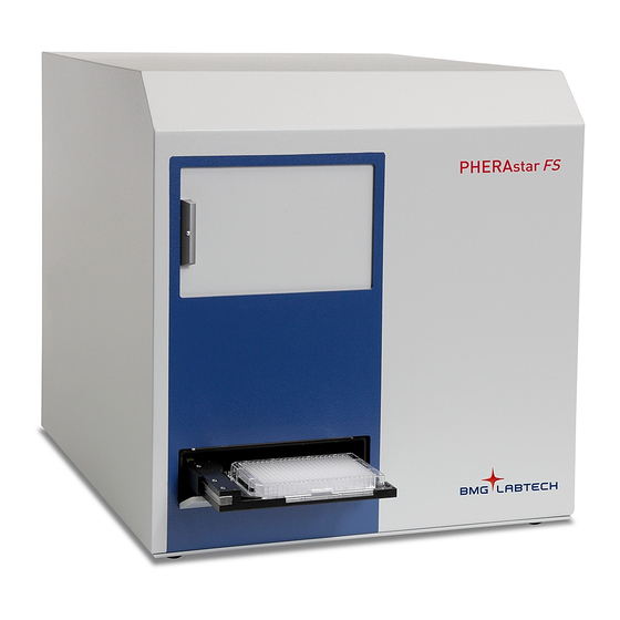 BMG Labtech PHERAstar FS Operating Manual