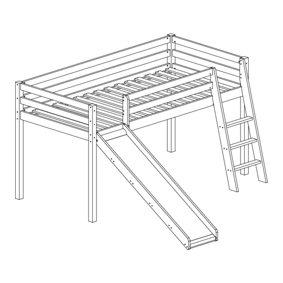 NOA & NANI cabin bed with slide Instructions Manual