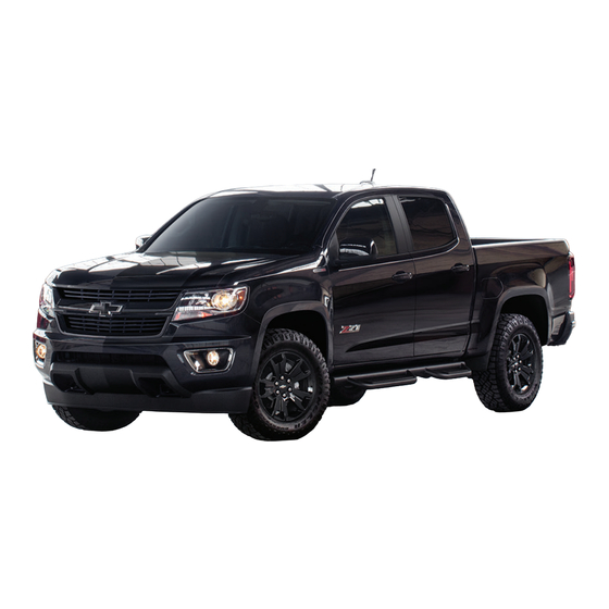 Chevrolet 2020 COLORADO Getting To Know Your