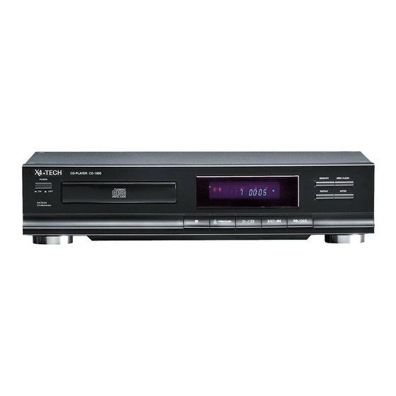 X4-TECH CD-1000 Manuals