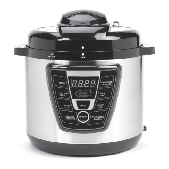 Power Cooker PC-WAL2 Quick Start Manual