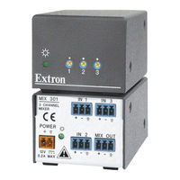 Extron electronics MIX 301 User Manual