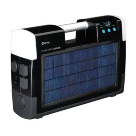 XPower Solar 400 Portable Power Pack Manuals