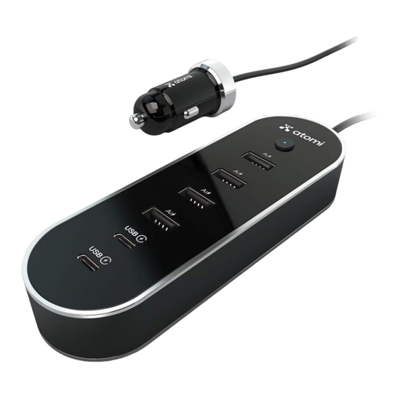 ATOMI 40W Multi-Port Car Charger User Manual