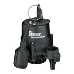 Simer 5905E Installation And Operator's Manual