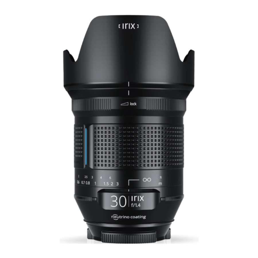 Irix 30mm f/1.4 - Camera Lens Manual