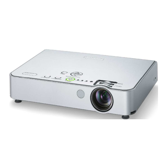 Panasonic PT-LB50NTE Specifications