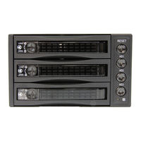 StarTech.com SATSASBAY3BK Instruction Manual