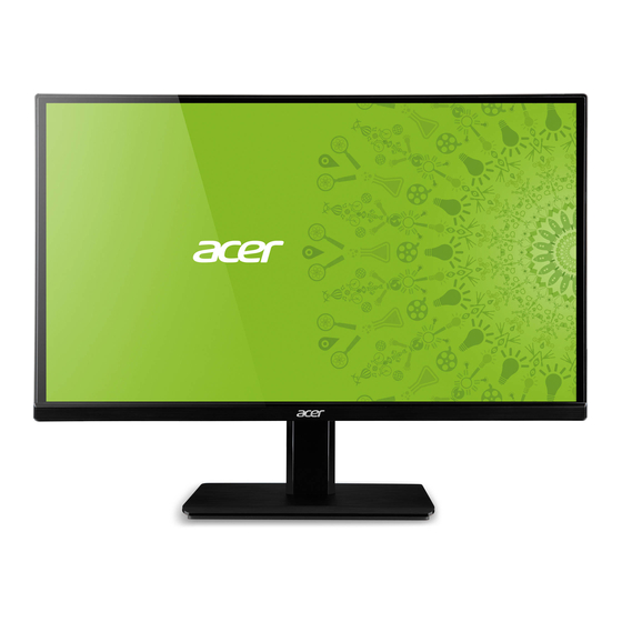 Acer H226HQL Manuals