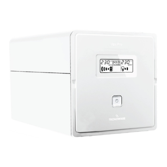 Tecnoware Ups Pro User Manual