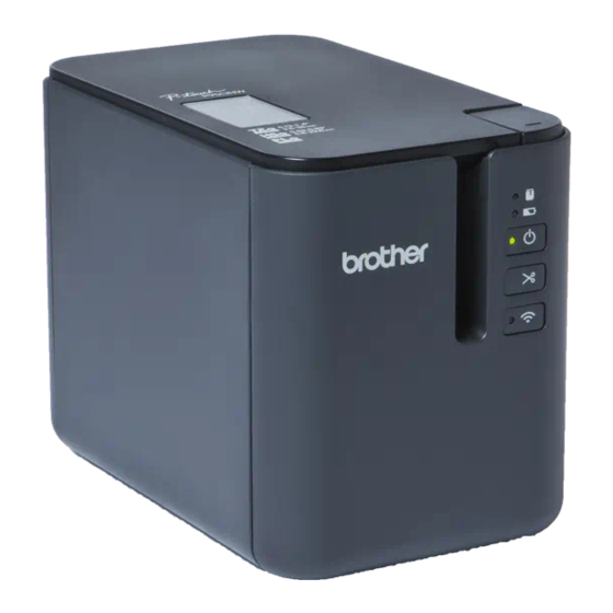 Brother PT-P950NW User Manual