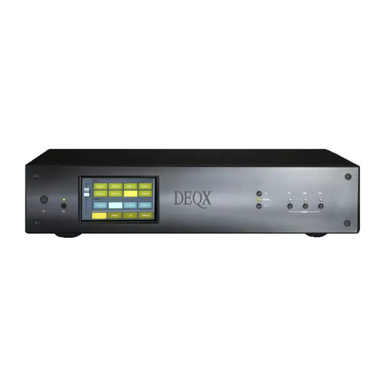 Deqx HDP-4 User Manual