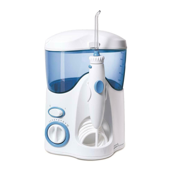 Waterpik waterfloser WP-100 Series Quick Start Manual