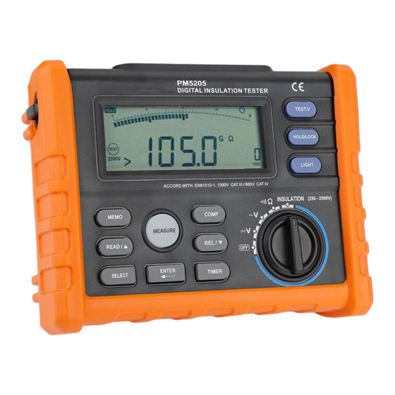 PEAKMETER PM5205 Manual