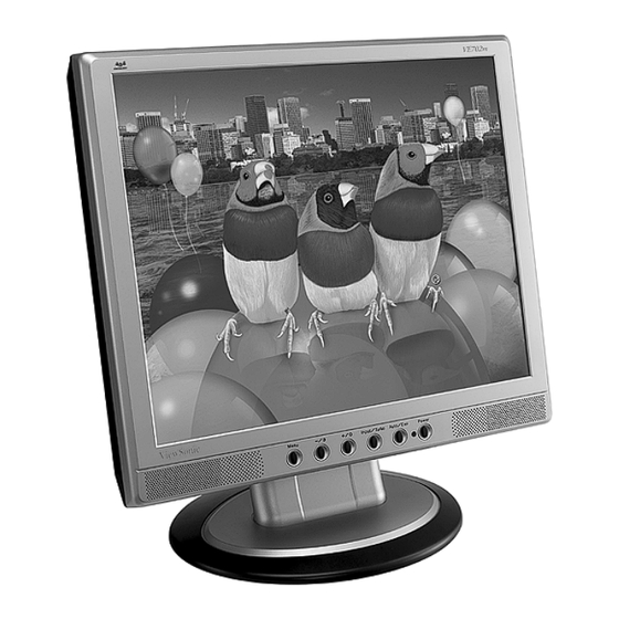 ViewSonic VE702m User Manual
