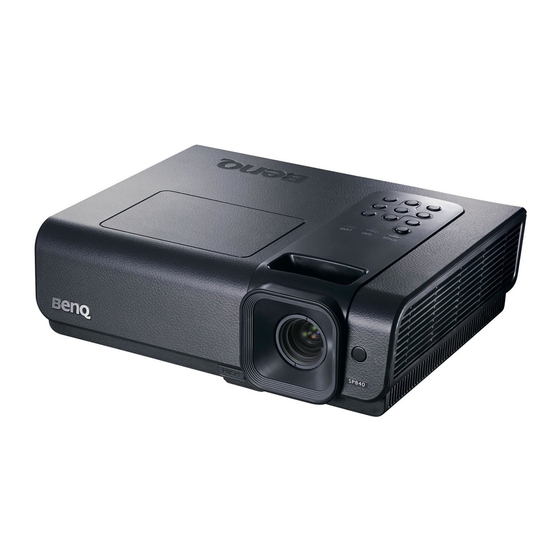 BenQ SP840 User Manual