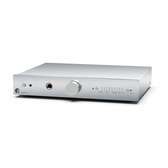 Pro-Ject Audio Systems MaiA Instructions For Use Manual