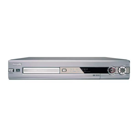 Philips DVD Recorder User Manual