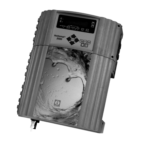 Testomat 2000 SO3 2- Operating Instructions Manual