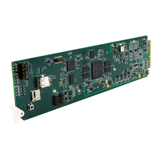 Cobalt Digital Inc 9902-UDX Product Manual