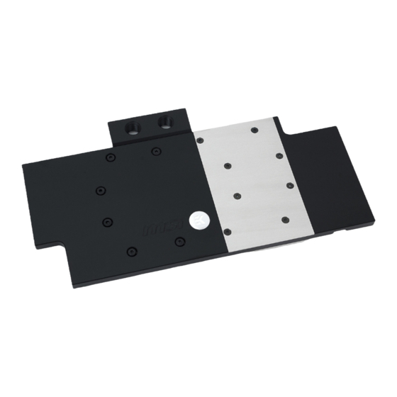 ekwb EK-FC980 GTX Ti TF5 Series Installation And Mounting Manual