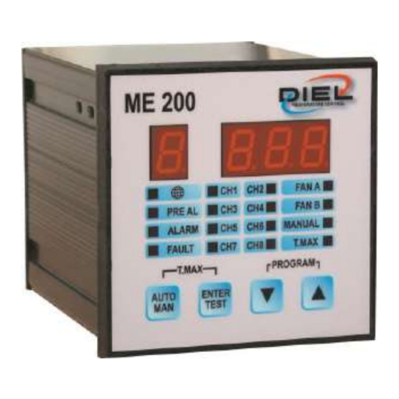DIEL ME 200 E Installation And Instruction Manual