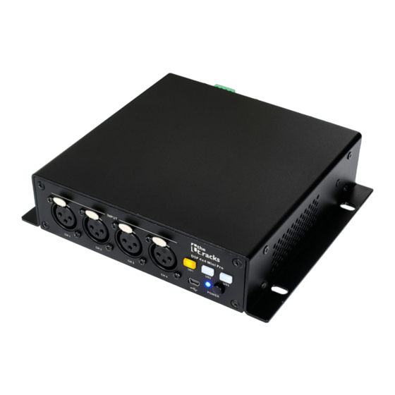 thomann the t.racks DSP 4x4 Mini Pro User Manual