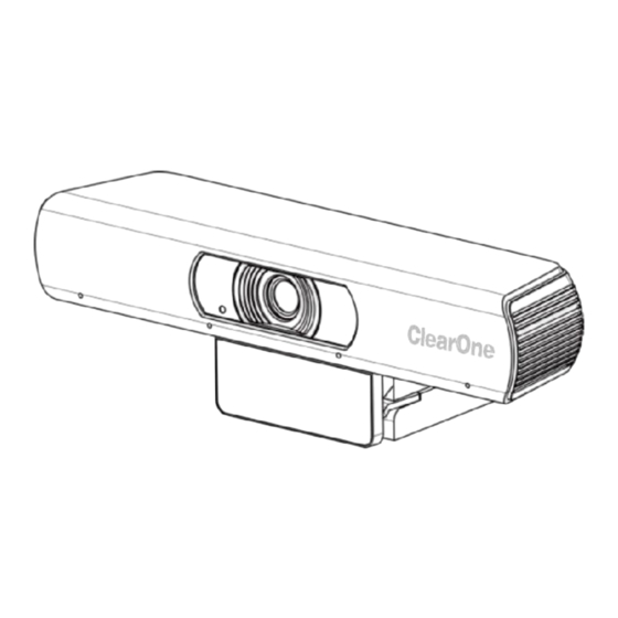 ClearOne UNITE 50 4K ePTZ CAMERA Quick Start Manual