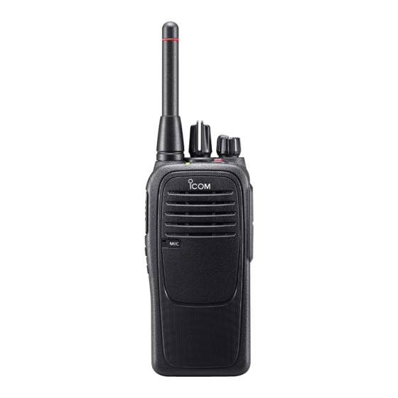 Icom IC-F29SR Operating Instructions Manual