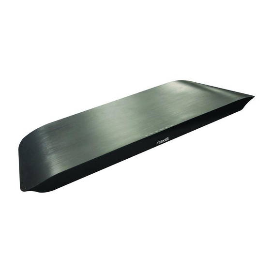 Maxell Sounddeck SSB-3WB User Manual