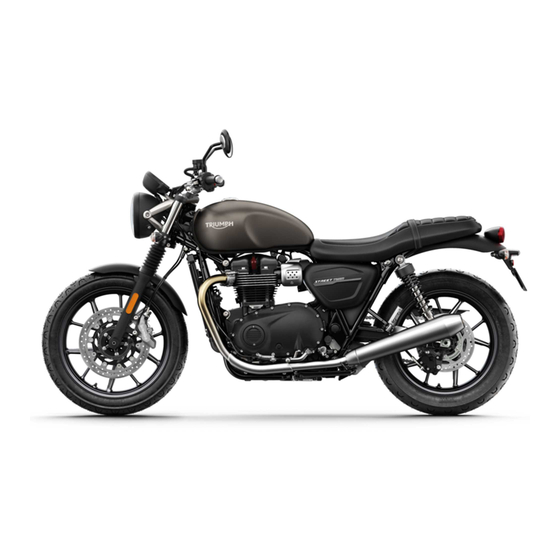 Triumph Street Twin Motorcycle Manuals