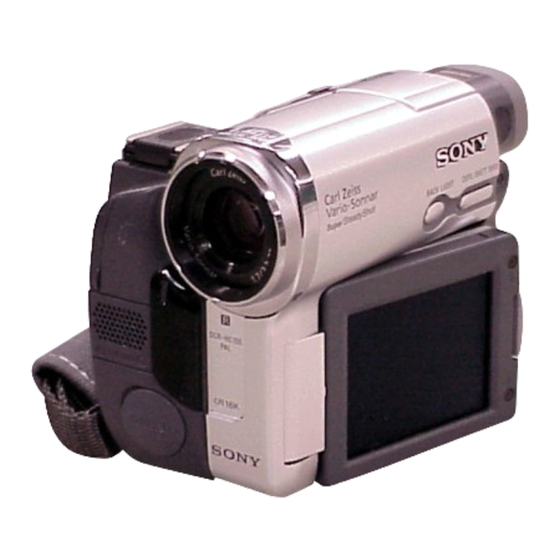 Sony DCR-HC14E Service Manual