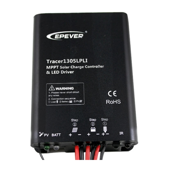 Epever Tracer LPLI Series Quick Manual