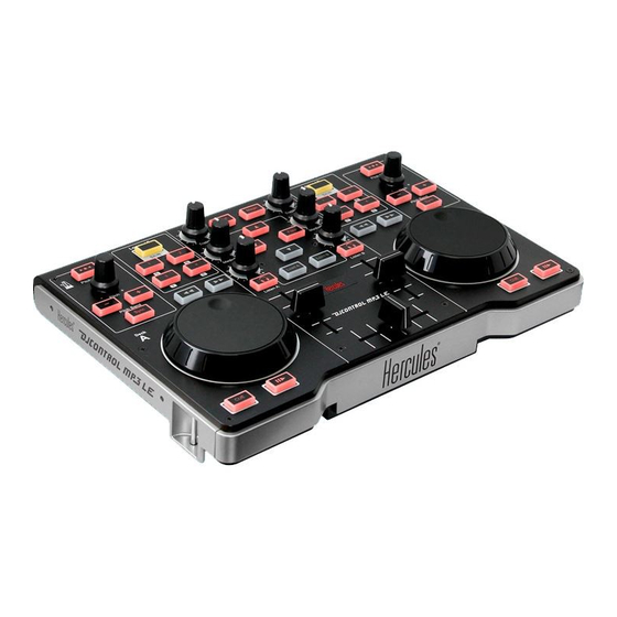 Hercules DJControl MP3 LE Getting Started
