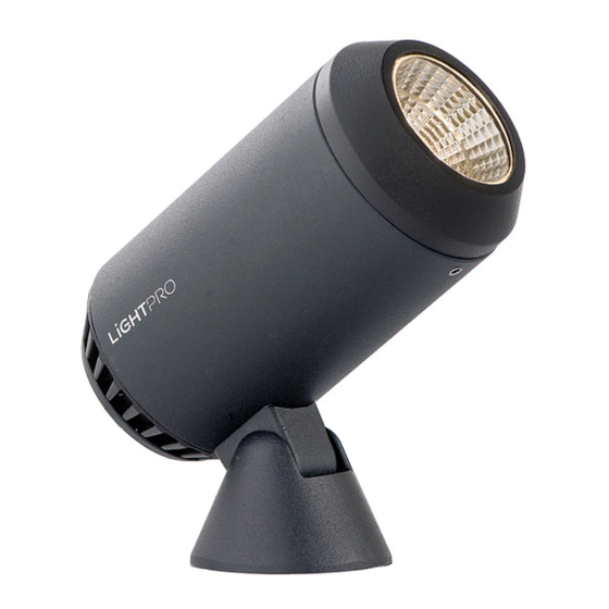 LightPro Castor 9 Dimmable Spot Light Manuals