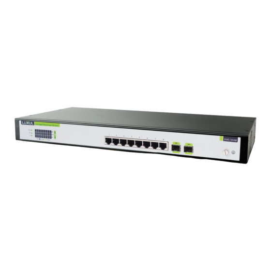 Luxul XMS-1008P User Manual