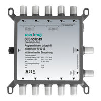 axing Premium SES 5532-19 Quick Start Manual