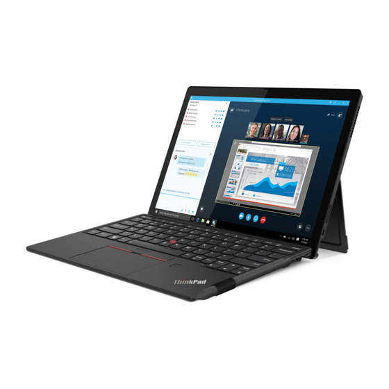 Lenovo ThinkPad X12 Detachable Gen 1 Manuals