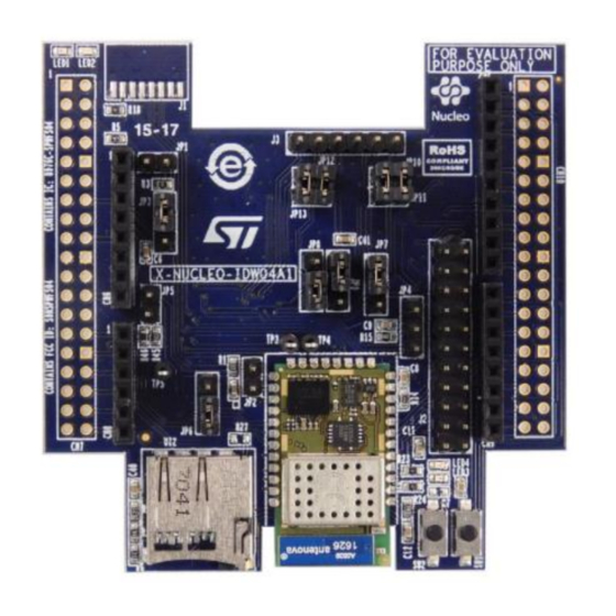 ST X-NUCLEO-IDW04A1 User Manual