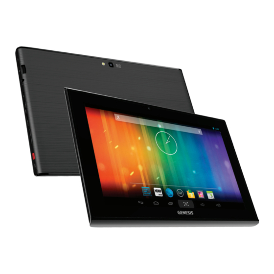 Genesis GT-1450 Series Tablet Screen Manuals