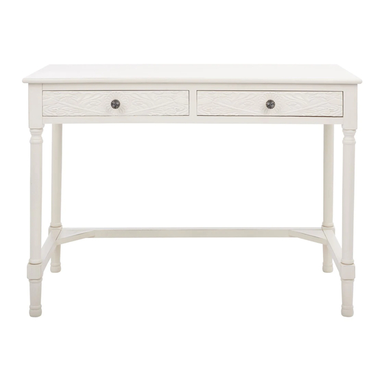 Safavieh Furniture Ryleigh DSK5706 Quick Start Manual