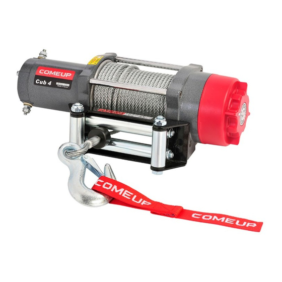 Comeup Winch Cub 4 Manual