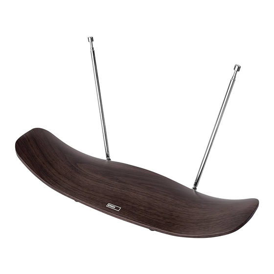Emos CITY WOOD-C500 Indoor Active Antenna Manuals