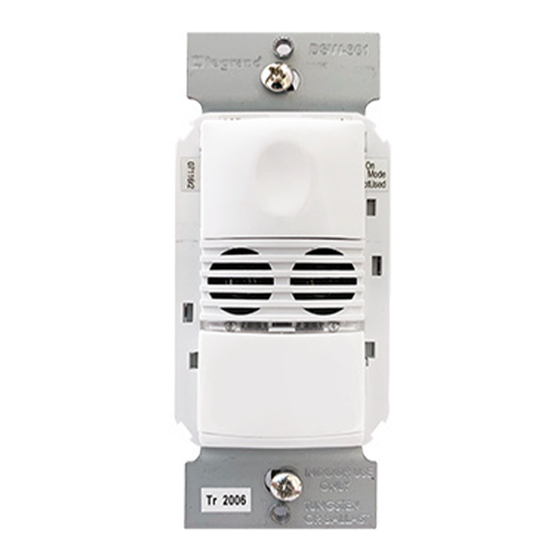 LEGRAND Wattstopper DSW-301M Manual