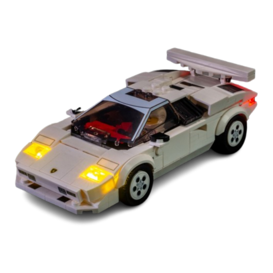 LIGHT MY BRICKS LEGO SPEED CHAMPIONS LAMBORGHINI COUNTACH 76908 LIGHT KIT Installation Manual