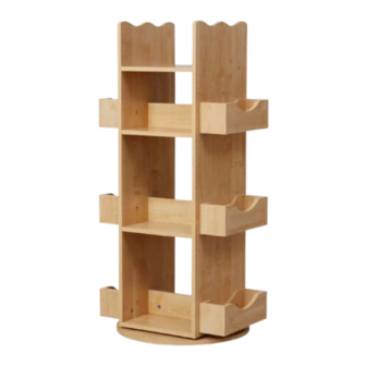 Mocka Theo Rotating Bookshelf Assembly Instructions Manual