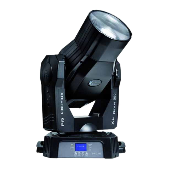 PR Lighting PR-2330 User Manual