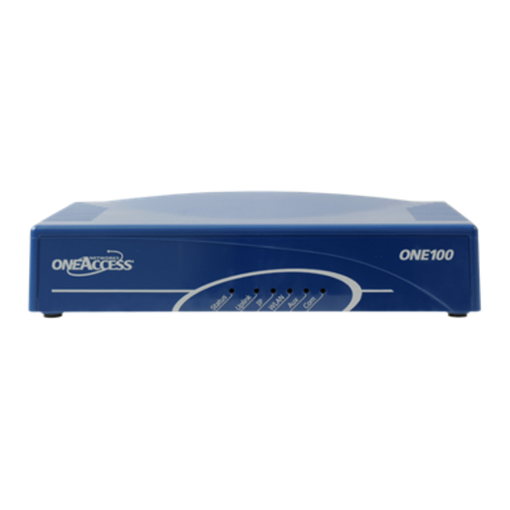 OneAccess ONE100D/M Installation Manual