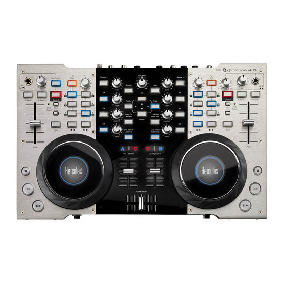 Hercules DJ Console 4-Mx Quick Start Manual