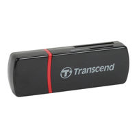 Transcend USB2.0 Compact Card Reader TS-RDP6 Specification Sheet